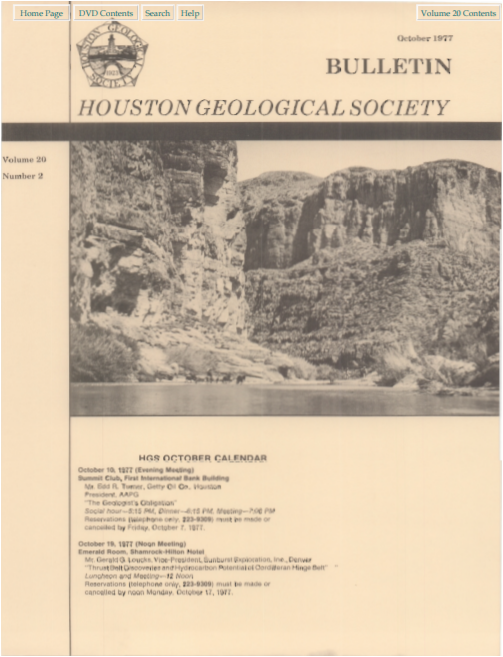 October 1977 | Houston Geological Society
